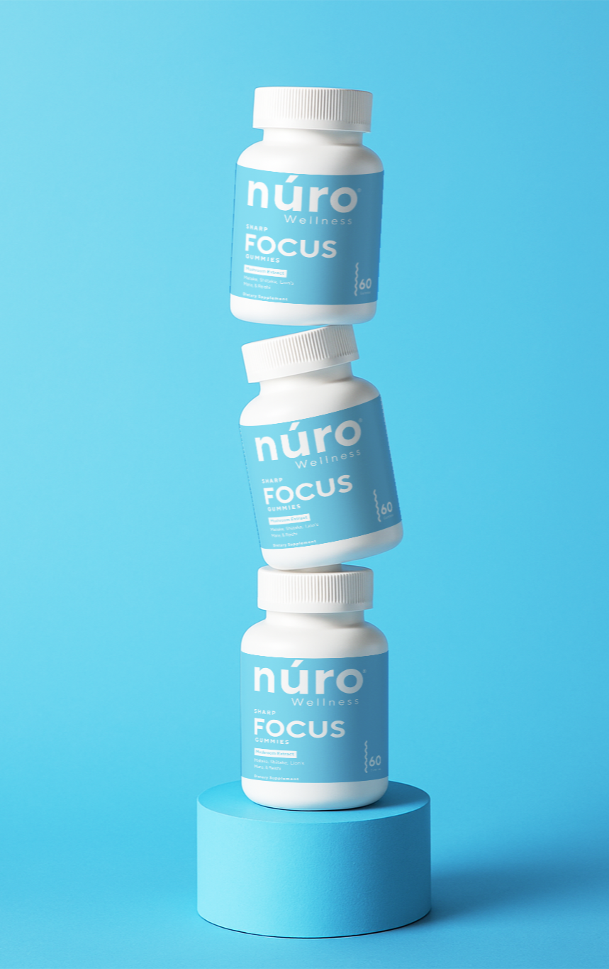 SHARP FOCUS GUMMIES:    BY NURO.